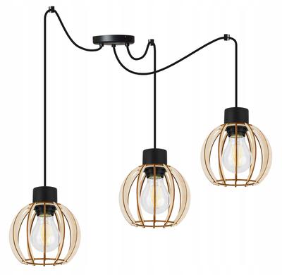 MODERNE HOUTEN LED-PLAFONDLAMP