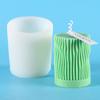Cylinder Candle Molds for Candle Making Tree Leaf Rose Pillar Silicone Mold for Resin Casting Soap Clay Craft Home Decor