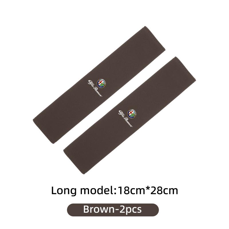 Car Seat Belt Shoulder Protection Pad Anti-slip Mat Auto Accessories For Alfa Romeo Giulietta GT 159 147 156 Mito Brera Giulia