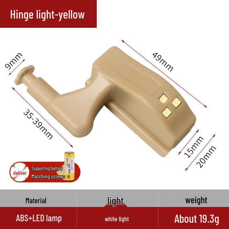 

Светодиодная подсветка петель дверцы шкафа - Вспомогательное освещение с датчиком движения