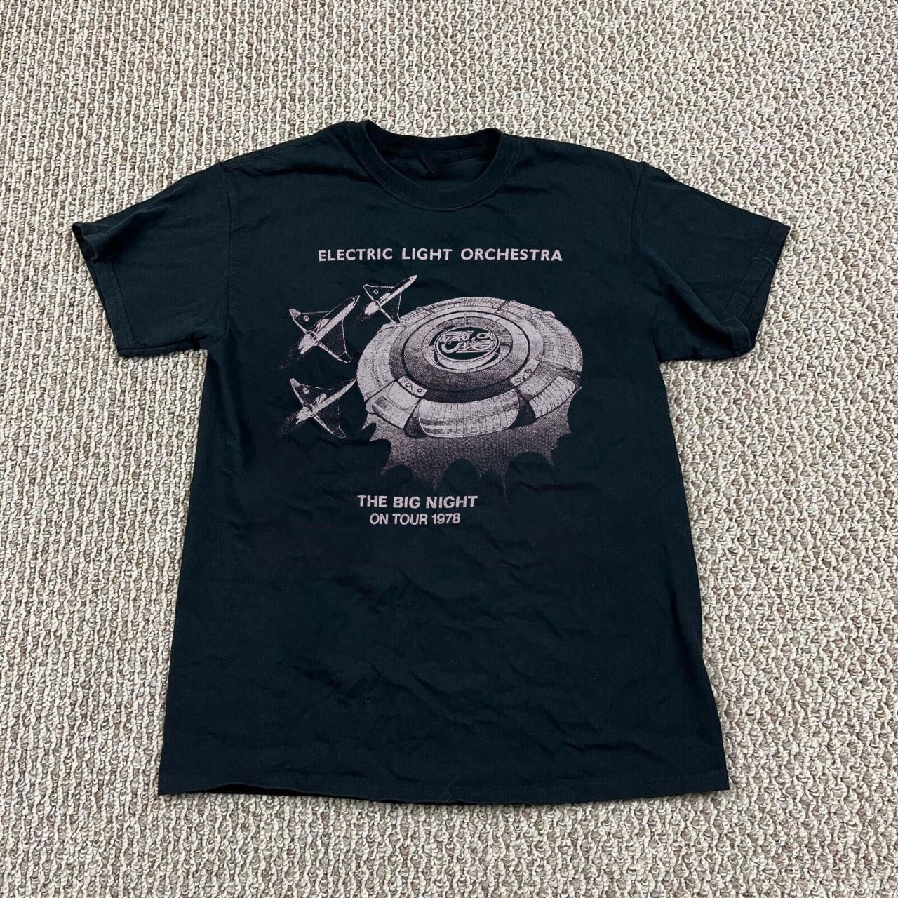 

1978 ELO Electric Light Orchestra The Big Night On Tour S to 4XL T-shirt Unisex T-Shirt XXL
