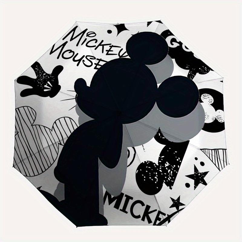 

Disney Mickey Mouse Manual Opening and Closing Umbrella - 8-Rib Reinforced Folding Design, Lightweight and Portable, Suitable for Daily Busi