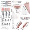 Kit de décoration de gâteau Ensemble de décoration de gâteau Plateau tournant antidérapant avec douilles, spatules Outils pour Bricolage Outils de pâtisserie Accessoires