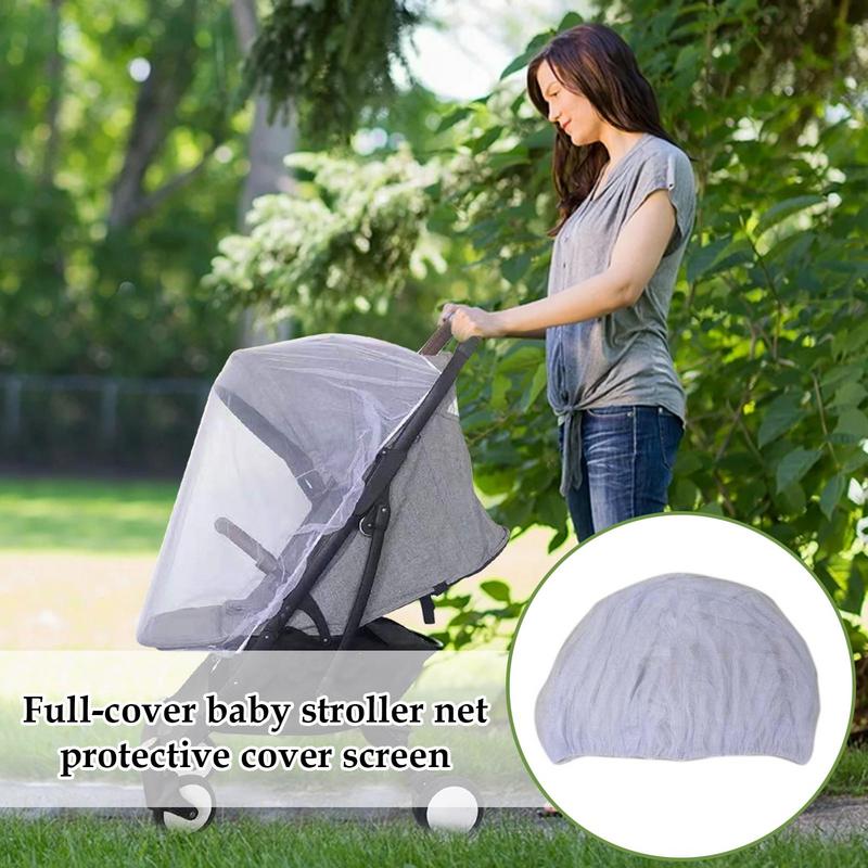 Safe Baby Crib Netting Mosquito Net Baby Pushchair Anti-bug Netting Infant Protection Mesh Stroller Accessories Stroller Net