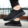 New shoes summer hollow breathable mesh shoes men's thick-soled lightweight casual sports shoes lazy shoes