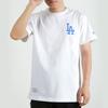 New Era Classic LA Print Summer American Short Sleeve T-Shirt Unisex Tops White 12354508