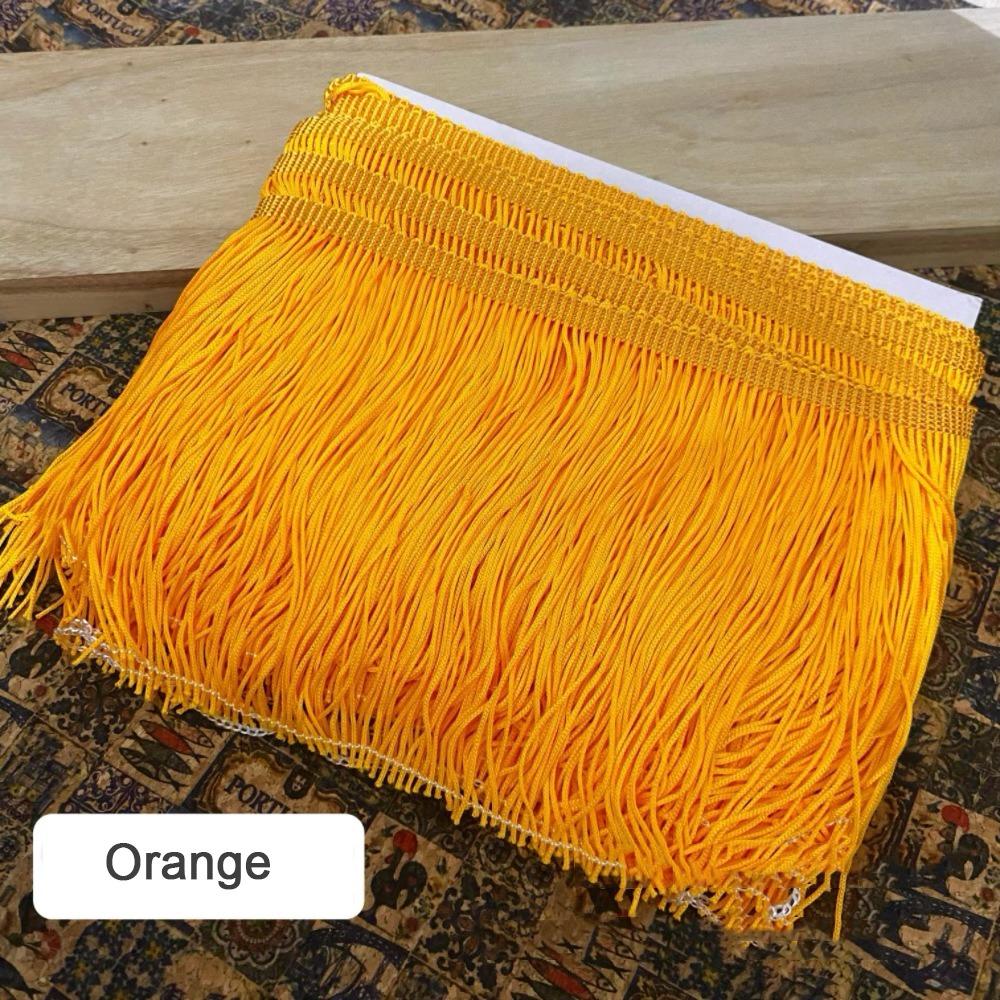 10 Yards Solid color Lace Trim Ribbon 6 Inches Tassel Trim Fringe Trim  Clothing Decor