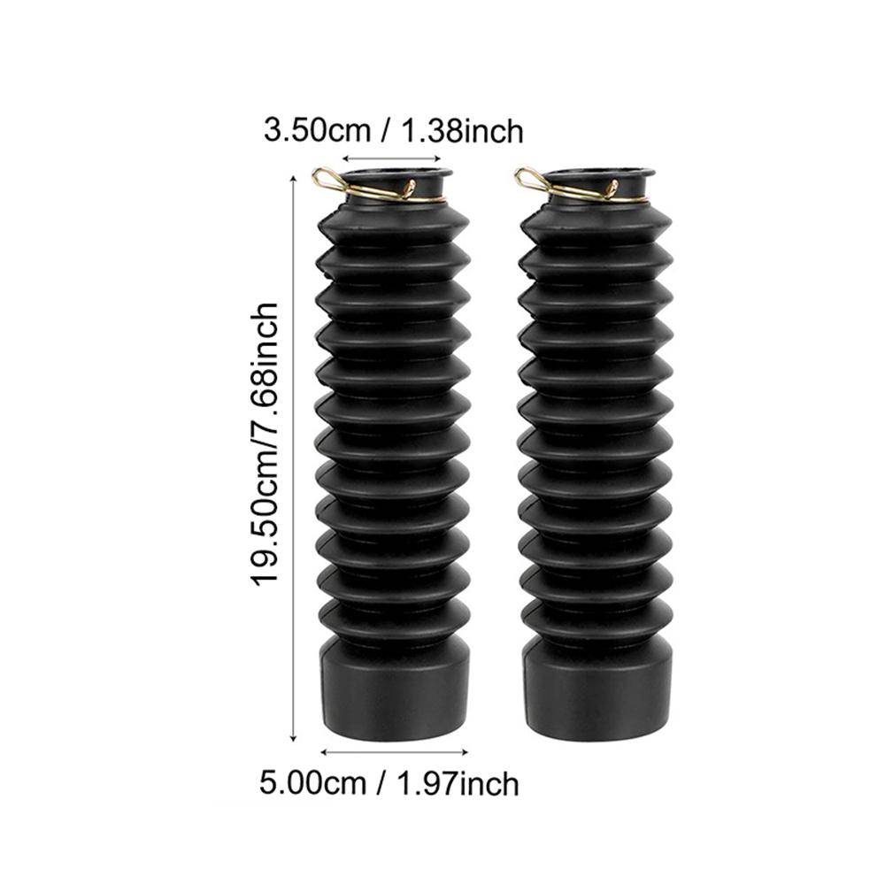 Gaiters Gators Boots Universal 2Pcs Front Fork Shock Absorber Dust Cover Rubber Motorcycle  Dust Proof Sleeve Protector Damping