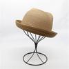 Cute Baby Solid Color Hat With Ears Summer Straw Hat Children Beach Sun Hats