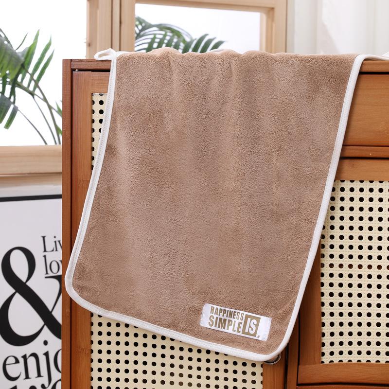 

Коралловое бархатное полотенце для взрослых, утолщенное 35*75, универсальная мочалка, мягкое впитывающее полотенце 35x75cm