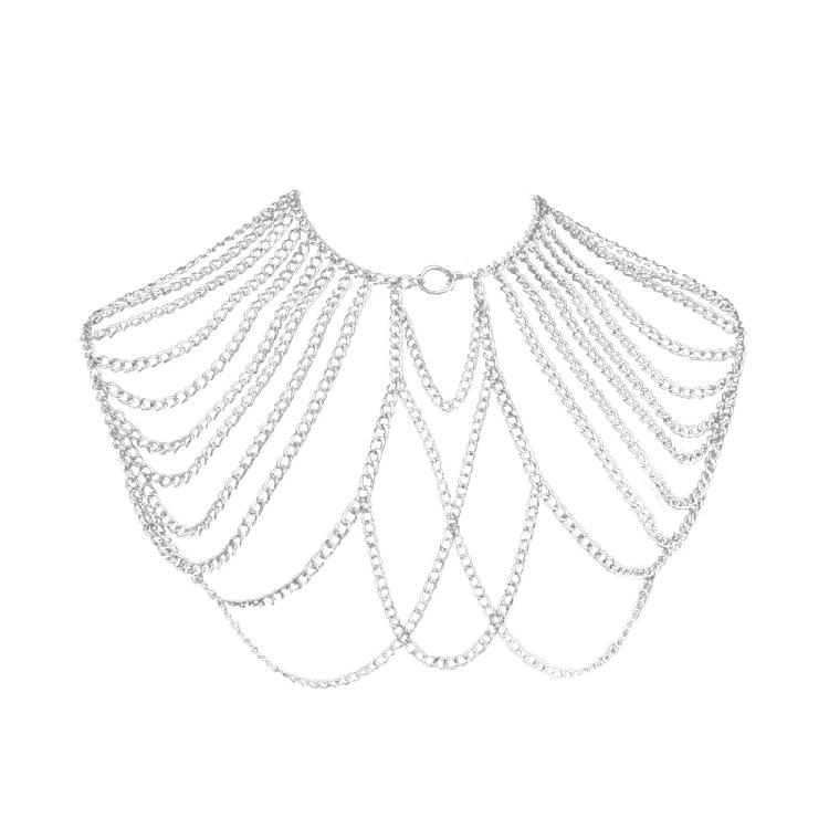 Personality Body Chain Stylish Tassels Shoulder Necklace Nightclub Fashion Jewelry Tassels Nightlife Accessories