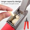 Yousheng Stainless Steel Garlic Press Manual Garlic Crusher Heavy Duty Garlic Mincer Ergonomic Handle Kitchen Gadgets