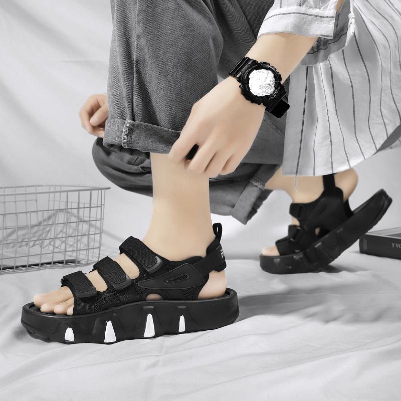 Herren Sandalen Neu Sommer Rutschfest Weiche Sohle Outdoor Sandalen Modische Strandschuhe Lässige Leichte Bequeme Zehentrenner