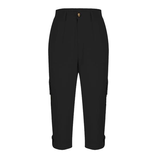 Women's Capris Cargo Joggers Mid Rise Cropped Cargo Pants Summer Quick Dry Hiking Pants with Multi Pockets