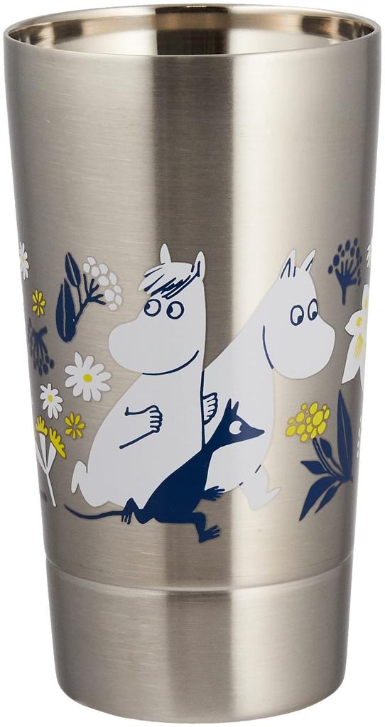 MOOMIN Stainless Steel Double Moomin Wedding Tumbler, Walled, 350ml, Goods, Nordic, Mother's Day, Gift, Tableware, Gift, MM3801-855