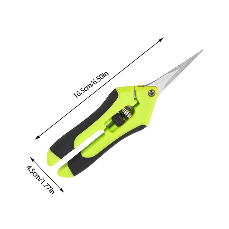 Garden Tools Stainless Steel Gardening Shears Pruning With Soft Grip Handle Gardening Scissor Hand Cutter Fruit Picking