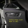 For BMW 3 Series G20  - 2024 Carbon Fiber Style Car Interior Headlight Switch Frame Cover Sticker Trim Decoration Sticker