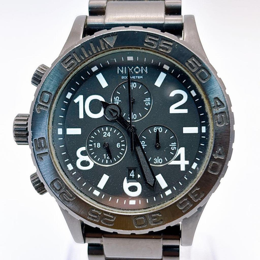 Used Operation NIXON 51-30 Chronograph All Black Watch