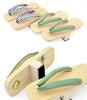 Takeharu Made in Japan with Paulownia Easy to Long Improves Core Balance Training with a Diamond Size L Single-Toothed Geta, Wood, Tengu-style Geta,