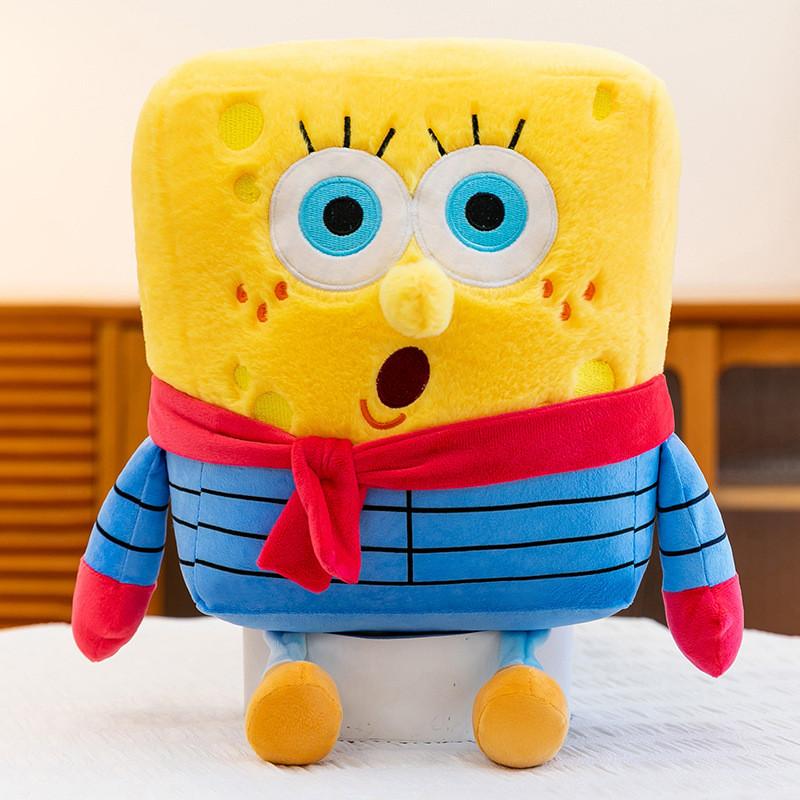Spongebob Vierkante Broek Pluche Speelgoed Met Sjaal Voor Kinderen En Verzamelaars