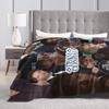 The Summer I Turned Pretty Blankets Team Conrad Flannel Vintage Breathable Throw Blanket for Home Textile Decor,