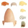 Premium Quality Latex Bald Cap Realistic Skin Texture Easy To Apply Halloween Cosplay Accessories