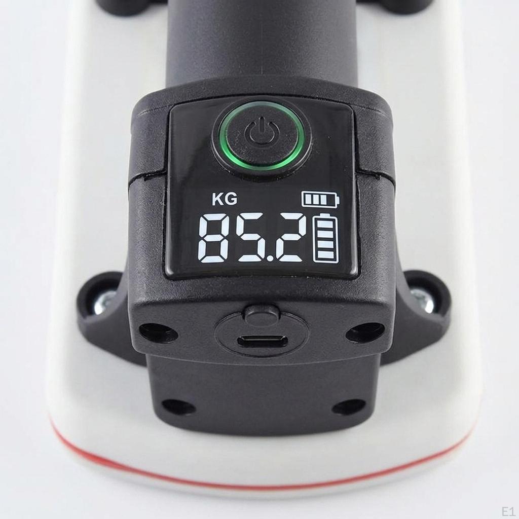 Electric Suction Cup for Glass with Display Powerful Anti Slip Stable Versatile Rubber Base Tile