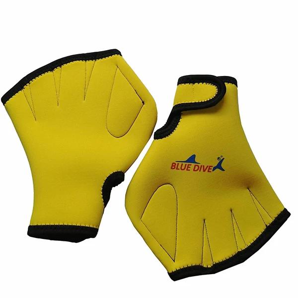 Diving Gloves Swimming Gloves Paddles Neoprene Adults Hand Webbed Dive Equipment Swimming Training Fingerless Paddles