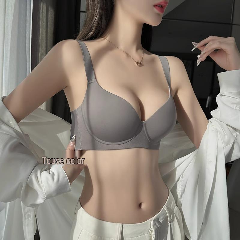 Seamless Full Cup Plus Size Lingerie: Enhances Small Bust with Lift, Side Support, and Anti-Sagging Features