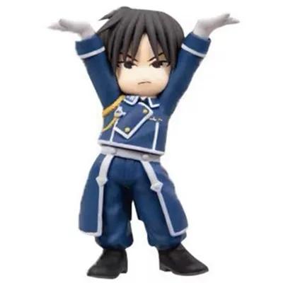 Japanese Genuine Gacha Scale Model Fullmetal Alchemist Character Pen Holder Alphonse Edward Roy Action Figure Toys