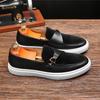 Fashion Handmade Leather Mens Loafers Men's Slip On Office Flats Male Driving Shoes Tassel Men Casual Leather Shoes Fashion Men Shoes