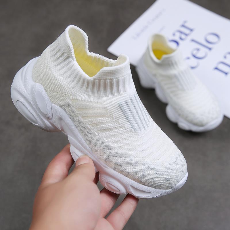 Newest Children'S Socks Shoes Breathable Lightweight Casual Running Shoes Cute Boys Girls Outdoor Nonslip Walking Sneakers