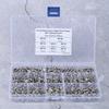 400pcs NickelPlated Carbon Steel Self Tapping Screw Precise Tapping Screw Set M3