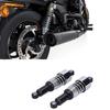 Pair of 10.5in Motorcycle Shocks Absorber Damper Fit for XL883 XL883R  200R  200L(Black Chromeplate )