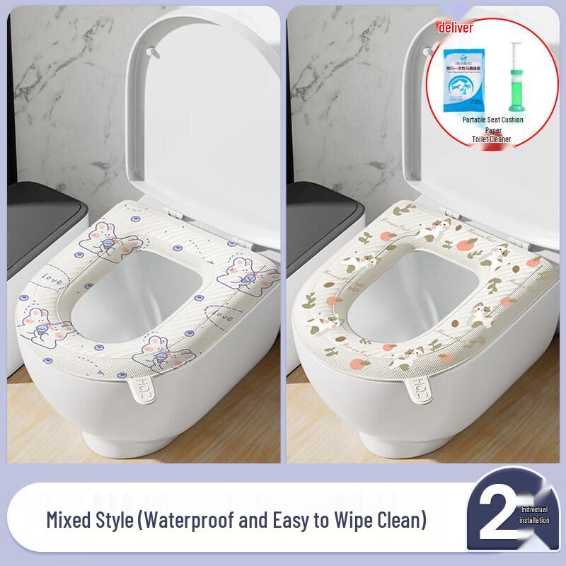LIEI Waterproof EVA Adhesive Toilet Seat Cushion