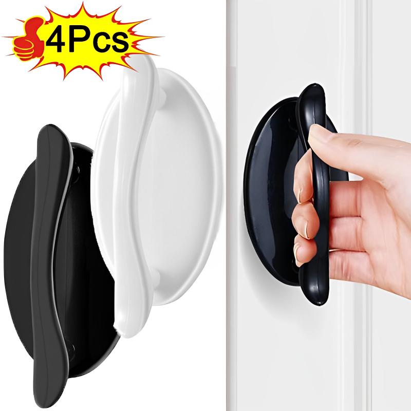 4/1PCS Household Handle Door Window Punch-free Self Adhesive Handle Wardrobe Pulls Handle Window Cabinet Drawer Furniture Decor