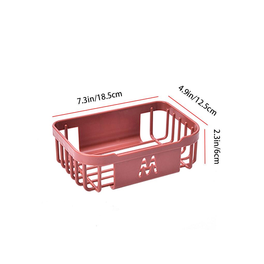 Recableght Wall\-Mounted Tissue Storage Rack Hollow Drain Basket Roll Paper Shelf Firm Durable For Kitchen Bathroom Toilet