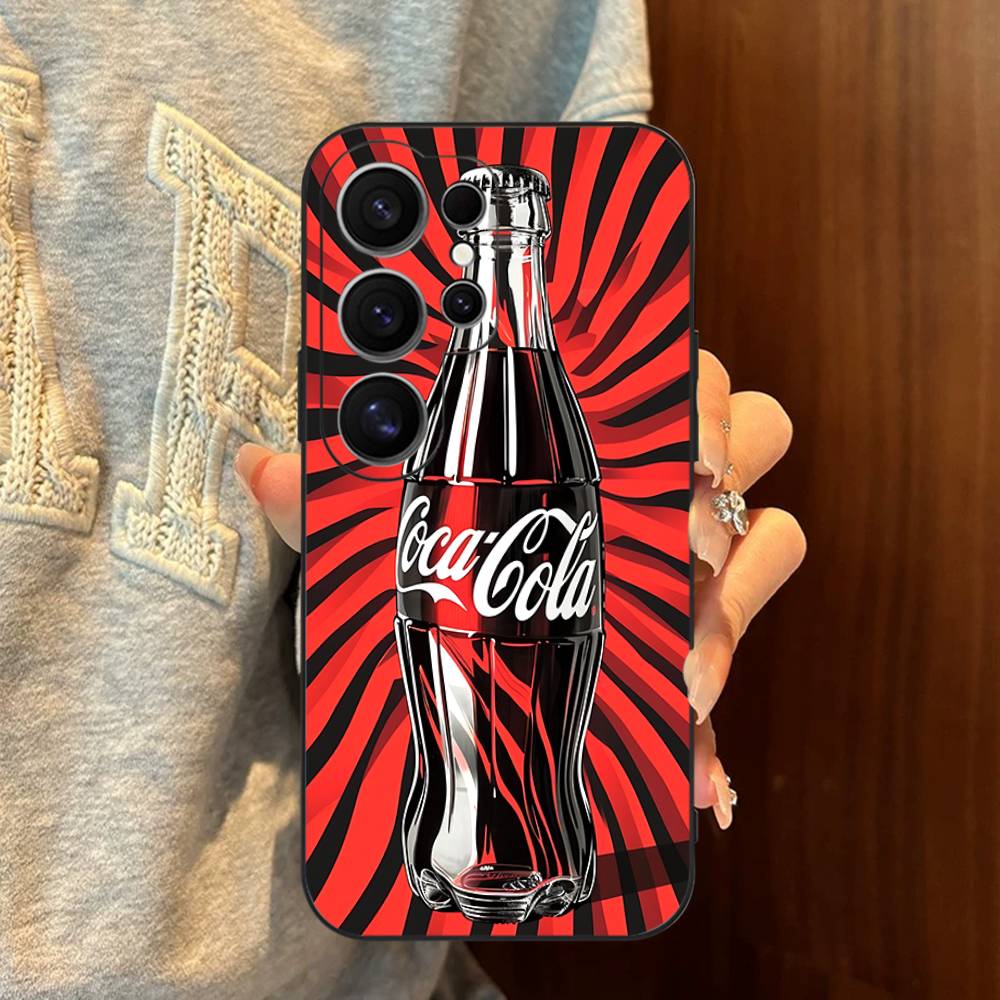 

Чехол для телефона Hot C-Coca Drinks C-Cola для Samsung S 24 Fe 25 Ultra Plus 20 Lite 21 30 22 23 24 22 Ultra 5G Fundas Samsung S24fe