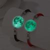 Sun Moon Time Gem Lovers Friends Braided Valentine'S Day Couple Luminous Bracelet