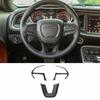 Car Steering Wheel Moulding Decor Cover Trim for Dodge Charger Durango 15+Carbon