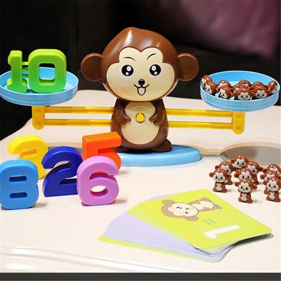 Montessori Math Toy Scimmia Equilibrio Bambino Montessori Giochi Educativi Numero Giocattolo Giocattoli Educativi Materiale Didattico
