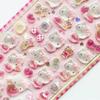 In Stock Anime  Kuromi Cinnamoroll 3D Stickers Transparent Jelly Crystal Decorative Sticker Phone Case Diy Kids Toy