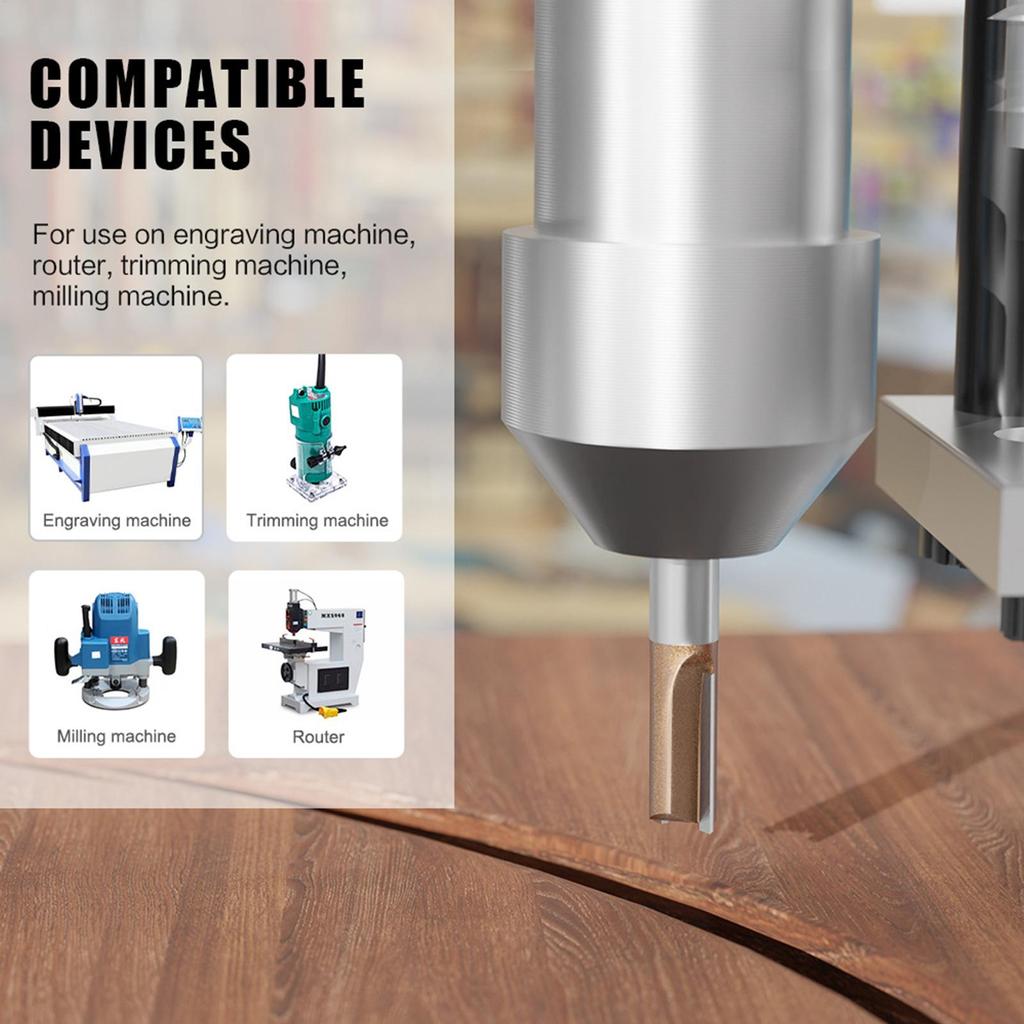 Craftsmen Router Bits 10-Piece Carpentry Gear Multifunctional Router Bits For Trimming Engraving Slotting Carpentry Woodworking