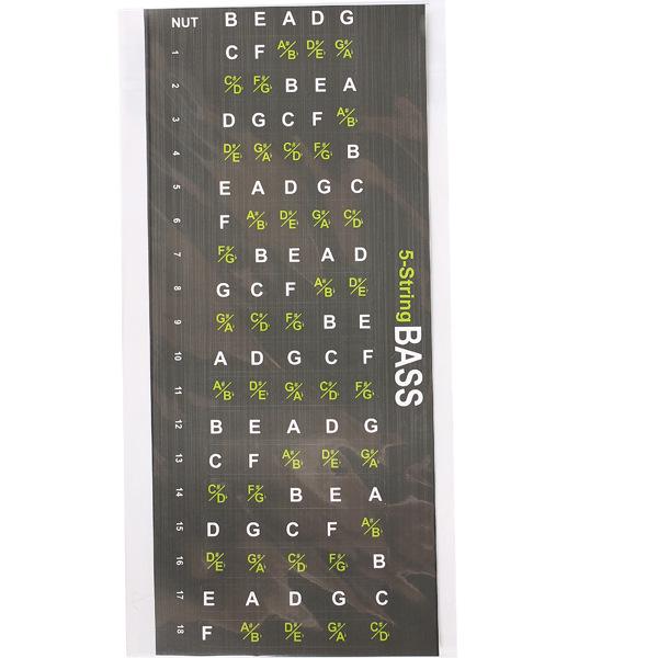 Guitar and Bass Fretboard & Scale Stickers