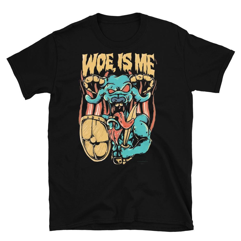Vtg WOE, IS ME Band Heavy Cotton All Size Unisex Black Shirt CM236 Unisex T-Shirt XL