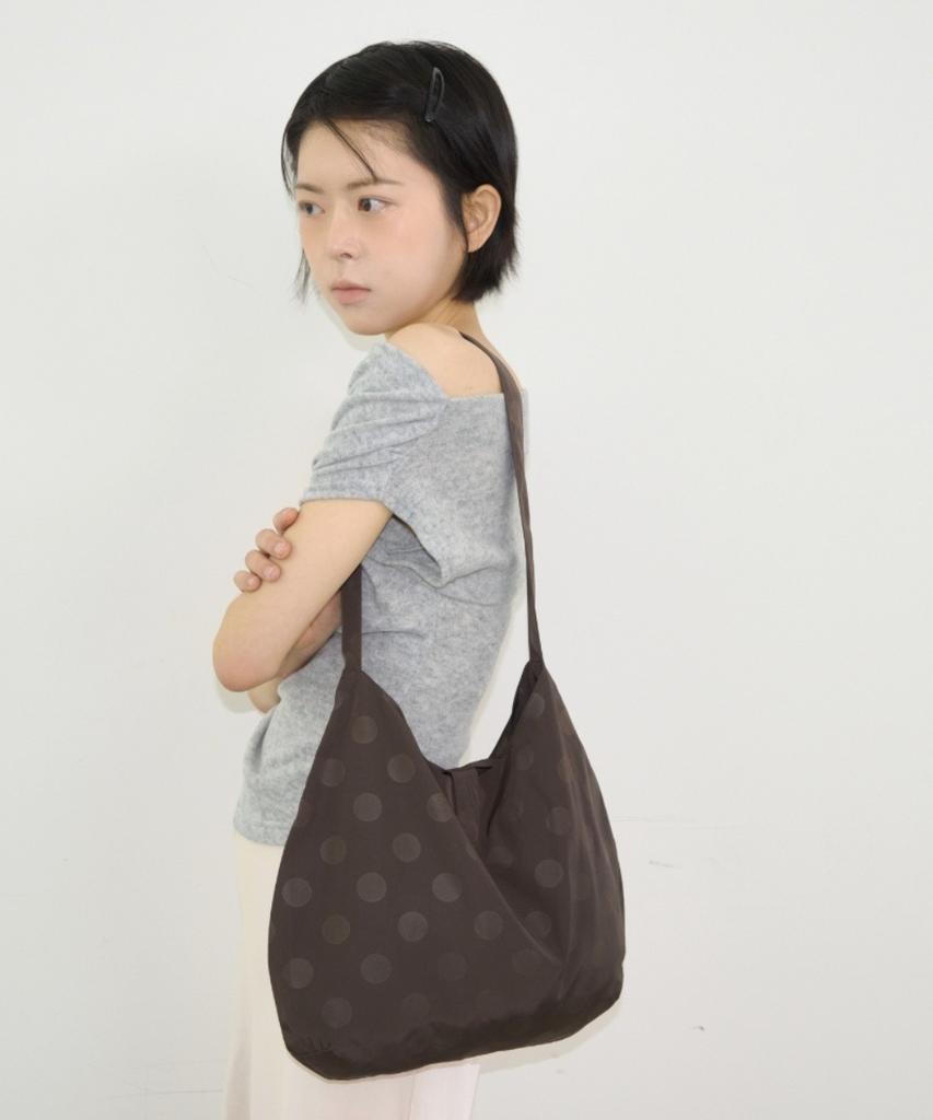 Hori Studio Polka Shoulder Bag (Brown)