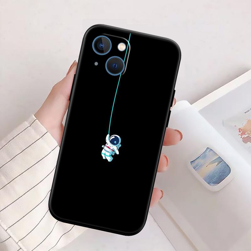 BH42 Space Moon Astronaut New High-End Shell Phone Case for Redmi Note 13 14 Pro+ Plus A3 A3X 13X 13C 13R 14S 14C 14R