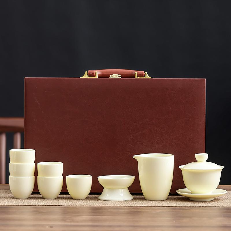 Huangshi Suzai Jade Porcelain Kung Fu Tea Set Business Company