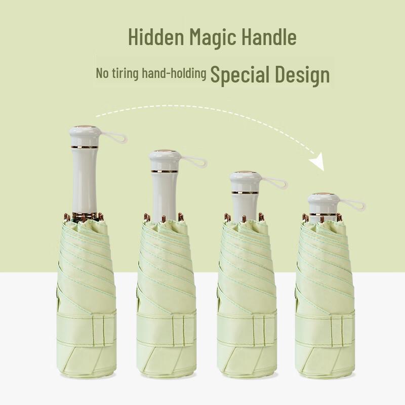Hongye Compact 5-Fold UV Protection Travel Umbrella
