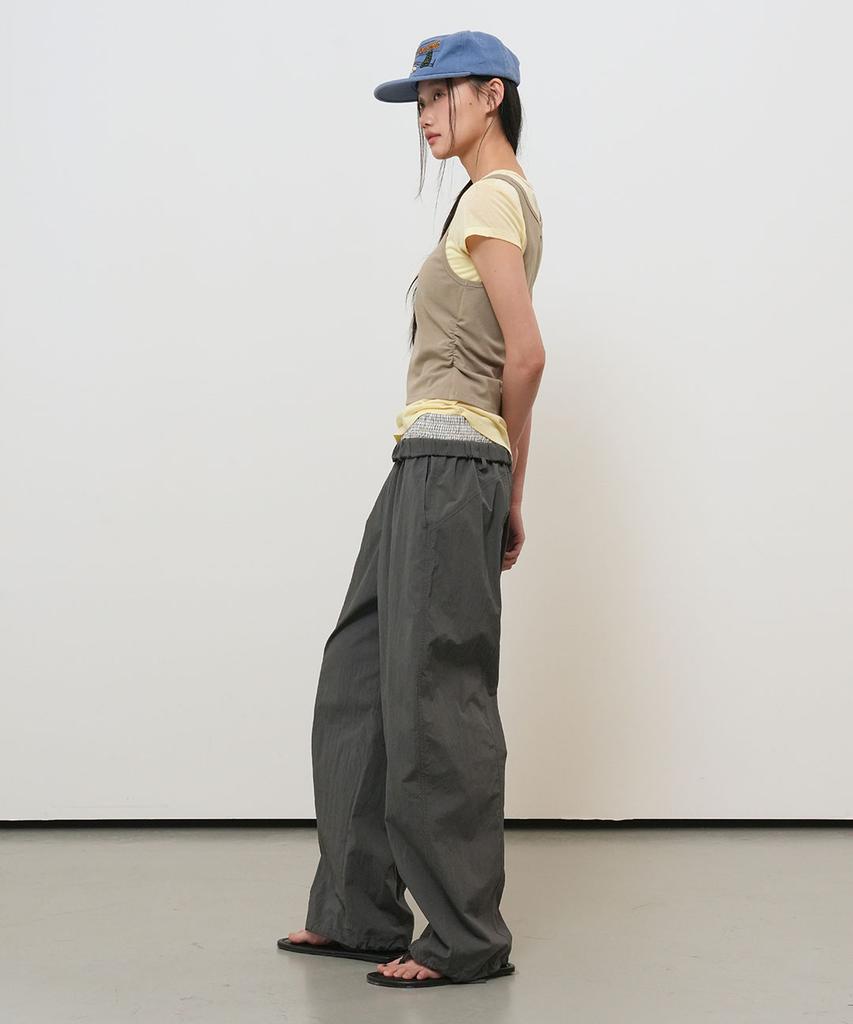GENERALIDEA Two-Way Color Layered T-Shirt [Beige] / Gf2Lts532